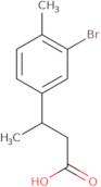 3-(3-Bromo-4-methylphenyl)butanoic acid