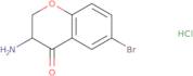 3-Amino-6-bromo-3,4-dihydro-2H-1-benzopyran-4-one hydrochloride