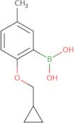 2-(Cyclopropylmethoxy)-5-methylphenylboronic acid