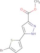 Methyl 5-(5-bromothiophen-2-yl)-1H-pyrazole-3-carboxylate