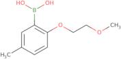 [2-(2-Methoxyethoxy)-5-methylphenyl]boranediol