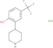 2-(Piperidin-4-yl)-4-(trifluoromethyl)phenol hydrochloride