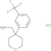 4-[3-(Trifluoromethyl)phenyl]oxan-4-ylmethanamine hydrochloride