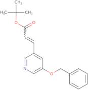 (E)-tert-Butyl 3-(5-(benzyloxy)pyridin-3-yl)acrylate