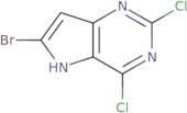 6-bromo-2,4-dichloro-5H-pyrrolo[3,2-d]pyrimidine