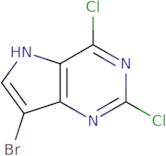 7-Bromo-2,4-dichloro-5H-pyrrolo[3,2-d]pyrimidine