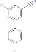 2-Chloro-6-(4-fluoro-phenyl)-isonicotinonitrile