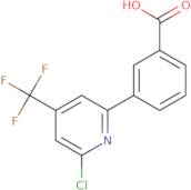 3-(6-Chloro-4-trifluoromethyl-pyridin-2-yl)-benzoic acid