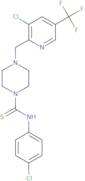 4-(3-Chloro-5-trifluoromethyl-pyridin-2-ylmethyl)-piperazine-1-carbothioic acid (4-chloro-phenyl...