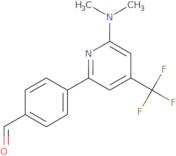 4-(6-Dimethylamino-4-trifluoromethyl-pyridin-2-yl)-benzaldehyde