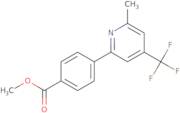 Methyl 4-[6-methyl-4-(trifluoromethyl)-2-pyridyl]benzoate