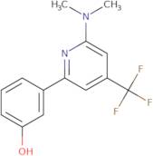 3-(6-Dimethylamino-4-trifluoromethyl-pyridin-2-yl)-phenol