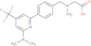 {[4-(6-Dimethylamino-4-trifluoromethyl-pyridin-2-yl)-benzyl]-methyl-amino}-acetic acid