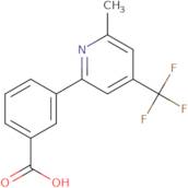 3-(6-Methyl-4-trifluoromethyl-pyridin-2-yl)-benzoic acid