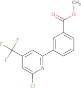 3-(6-Chloro-4-trifluoromethyl-pyridin-2-yl)-benzoic acid methyl ester