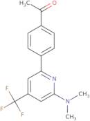 1-[4-(6-Dimethylamino-4-trifluoromethyl-pyridin-2-yl)-phenyl]ethanone