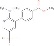 4-(2-Dimethylamino-5-trifluoromethyl-pyridin-3-yl)-benzoic acid methyl ester