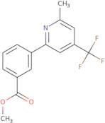 3-(6-Methyl-4-trifluoromethyl-pyridin-2-yl)-benzoic acid methyl ester