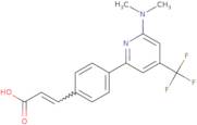 (E)-3-[4-(6-Dimethylamino-4-trifluoromethyl-pyridin-2-yl)-phenyl]-acrylic acid