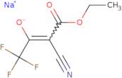 Sodium (E)-1-cyano-1-ethoxycarbonyl-3,3,3-trifluoro-propen-2-olate