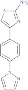 4-[4-(1H-Pyrazol-1-yl)phenyl]-1,3-thiazol-2-amine