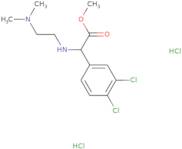 Methyl 2-(3,4-dichlorophenyl)-2-{[2-(dimethylamino)ethyl]amino}acetate dihydrochloride