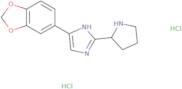 4-(1,3-Dioxaindan-5-yl)-2-(pyrrolidin-2-yl)-1H-imidazole dihydrochloride