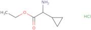 Ethyl 2-amino-2-cyclopropylacetate hydrochloride