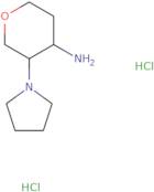 3-(Pyrrolidin-1-yl)oxan-4-amine dihydrochloride