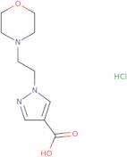 1-[2-(Morpholin-4-yl)ethyl]-1H-pyrazole-4-carboxylic acid hydrochloride