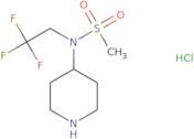 N-(Piperidin-4-yl)-N-(2,2,2-trifluoroethyl)methanesulfonamide hydrochloride