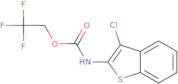 2,2,2-Trifluoroethyl N-(3-chloro-1-benzothiophen-2-yl)carbamate