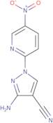 3-Amino-1-(5-nitropyridin-2-yl)-1H-pyrazole-4-carbonitrile