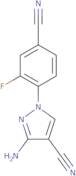 3-Amino-1-(4-cyano-2-fluorophenyl)-1H-pyrazole-4-carbonitrile