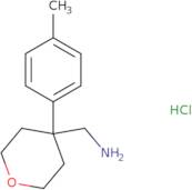 [4-(4-Methylphenyl)oxan-4-yl]methanamine hydrochloride