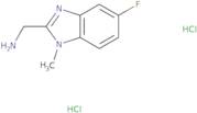 (5-Fluoro-1-methyl-1H-1,3-benzodiazol-2-yl)methanamine dihydrochloride