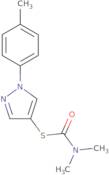 N,N-Dimethyl-1-{[1-(4-methylphenyl)-1H-pyrazol-4-yl]sulfanyl}formamide