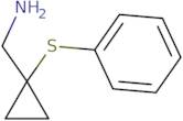 [1-(Phenylsulfanyl)cyclopropyl]methanamine