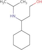 3-Cyclohexyl-3-[(propan-2-yl)amino]propan-1-ol