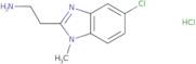 2-(5-Chloro-1-methyl-1H-1,3-benzodiazol-2-yl)ethan-1-amine hydrochloride