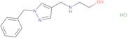 2-{[(1-Benzyl-1H-pyrazol-4-yl)methyl]amino}ethan-1-ol hydrochloride