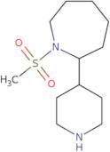 1-Methanesulfonyl-2-(piperidin-4-yl)azepane