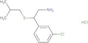 2-(3-Chlorophenyl)-2-[(2-methylpropyl)sulfanyl]ethan-1-amine hydrochloride