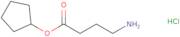 Cyclopentyl 4-aminobutanoate hydrochloride