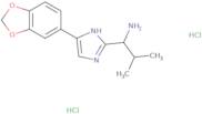 1-[4-(1,3-Dioxaindan-5-yl)-1H-imidazol-2-yl]-2-methylpropan-1-amine dihydrochloride