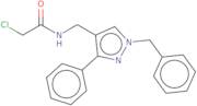 N-[(1-Benzyl-3-phenyl-1H-pyrazol-4-yl)methyl]-2-chloroacetamide
