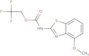 2,2,2-Trifluoroethyl N-(4-methoxy-1,3-benzothiazol-2-yl)carbamate