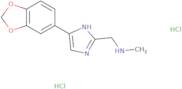 {[4-(1,3-Dioxaindan-5-yl)-1H-imidazol-2-yl]methyl}(methyl)amine dihydrochloride