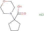 1-(Morpholin-4-yl)cyclopentane-1-carboxylic acid hydrochloride