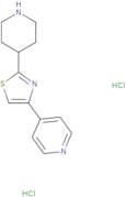 4-[2-(Piperidin-4-yl)-1,3-thiazol-4-yl]pyridine dihydrochloride